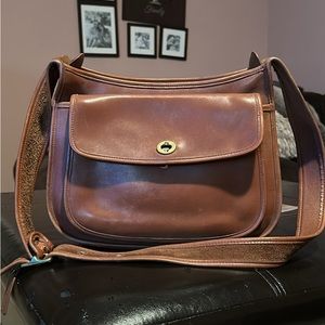 Vintage Authentic Coach Taft Bag 9980 British Tan